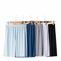 Eis Seide Kühlen Sommer Männer Nachtwäsche Shorts Sexy Unterwäsche Nachtwäsche Bequeme Elastische Lose Casual Mann Schlaf Bottoms Homewear N4qi #