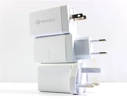 Hochwertiges schnelles adaptives Wandladegerät QC 30, 3 USB-Anschlüsse, Schnellladegerät, Wandladegerät, Netzteil für iPhone 12, 11, Huawei p40, Serie 4469841