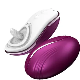 Clit vibrador língua lambendo mamilo otário estimulação clitoriana massageador de mama aquecimento brinquedos sexuais orais para mulher 240320