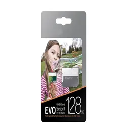 2019 256GB 128GB بطاقة الذاكرة الصغيرة 64GB EVO حدد 100MBS الفئة 10 للكاميرا الذكية Galaxy Note 7 8 S7 S85900909