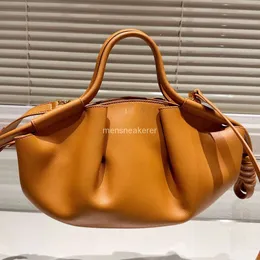 2024 LOE Women Lady Paseo Tote Bags Bag Designer Classic Purse Pure Leather Dumpling Look Båda händerna Crossbody Versatile Shoulder Fashion Handbags Totes 3H85