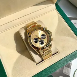Luxuriöse Herrenuhr, hochwertige automatische mechanische Saphirglas-Armbanduhr, 40 mm, Edelstahl, solide Schließe, Montre de Luxe, superleuchtende, wasserdichte AAA-Armbanduhr