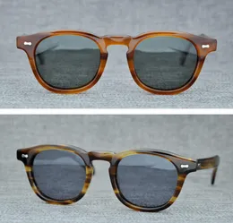 Occhiali da sole da uomo polarizzati cubojue Johnny Depp Acetate Glasses man TAC Anti Reflective Uv400 Tortoise Spesso di marchio Design 4396826