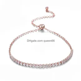 Charm Bangle 2024 Europe Fashion Jewelry Pl Bracelet Crystal From Ss For Women Wedding Drop Delivery Earrings Dhxfv