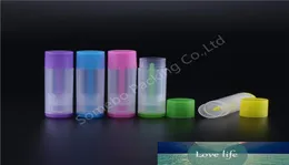 100 pçs 5g tubos de bálsamo labial de plástico vazio batom tubo chapstick recipientes para artesanato diy 5 color3401658