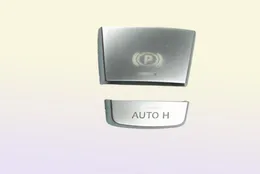 Auto H 전자식 핸드 브레이크 버튼 P 파일 스팽글 장식 커버 트림 BMW X5 E70 F15 X6 E71 F16 자동차 스타일 내부 9230714