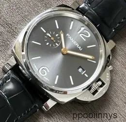 Luksusowe zegarki na męski zegarek Mechaniczny ruch Geneve Luminorors01250 Luminor Męski Automatyczny automatyczny na rękawo