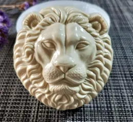 DW0137 PRZY Animals Lion Head Silicone Mold Soap Mould Handmade Soap Making Molds Candle Silicone Mold Resin Clay Mold 2102254857837