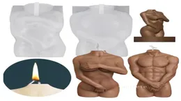 Ferramentas artesanais molde de silicone para corpo humano, faça você mesmo, retrato de simulação, mulher tímida, de mãos dadas, masculino, moldes de vela de gesso 93432877120