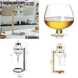 Portabottiglie da tavolo Giemza Dispenser Stile giapponese Contagocce ghiacciato Ghiacciato Sobrio Raffreddatore per sakè Decanter Champagne refrigerato 22112177025 Otqhs