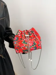 nuove catene di fiori crossbody dong bei borsa rossa verde borsa da donna primavera estate borse tote borse a tracolla da donna pochette con lettera