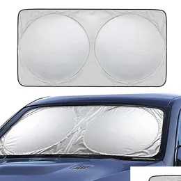 Słońce Słońce Sun Shade Front Front Ondshield Visor er UV Protect renflector Wysokiej jakości R230606 DROP MOB A OTLQU