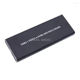 Computer Cables NVME PCIE USB3.1 HDD Enclosure M.2 To USB 3.1 Type C M KEY SSD Hard Disk Drive Case External Case/PCIE Box