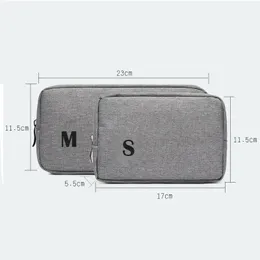 Neues 2024 -Organisator für digitale Zubehör für das Reiseverfahren für Kopfhörer für Kopfhörer Ladegerät Maus tragbare Reißverschlusszubehör USB -Datenkabelspeicherbeutel - für