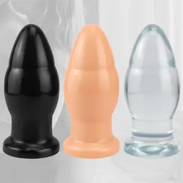 8 cm Enormi giocattoli anali sesso Big Butt Plug Dildo Gode Anus Dilator Buttplug Prostate Massturbation per uomini Donne Donne Adulto sessuale 240311