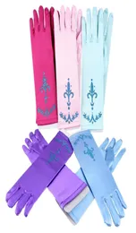9 Colors Snow Queen Gloves Cosplay Costume Kids Full Finger for Halloween Christmas Party Children Anime Coronation C12945414042