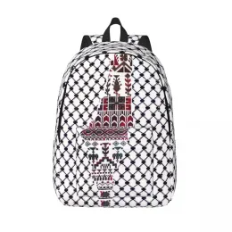 Backpack Palestine Palestinian Backpack Outdoor Student Business Tatreez Embroidery Design Daypack for Men Women Laptop Shoulder Bag