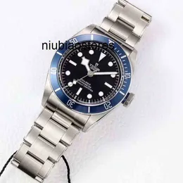 Zegarki dla mężczyzn Czarny luksusowy zegarek dla Bay Blue Dial Brand Replica na rękę