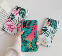 Retro Flowers Banana Leaf Phone Case For Huawei P20 P30 Pro Lite Soft IMD Cases For Huawei Mate 20 Lite Pro Back Cover2678708