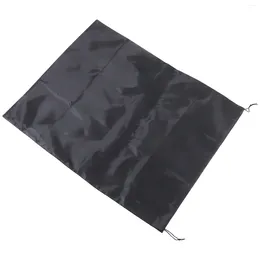 Sacos de lavanderia saco de mochila resistente acampamento viagem grande armazenamento de roupas (preto) portátil