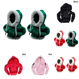 New Hoodies Shift Cover Decoration Car Interior Manual Handle Gear Knob Covers Christmas Hoodie Styling