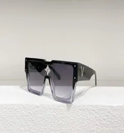 Solglasögon för Man Woman Unisex Designer Goggle Beach Cyclone Sport Mask Solglasögon Black Millionaires Square Design UV400 med BO3437394