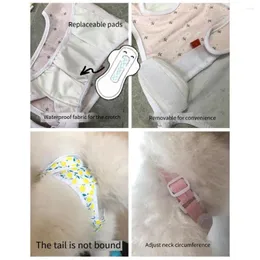 Dog Apparel Pet Menstrual Pants Adjustable Pantie With Leak-proof Physiological For Comfort Female Hygiene