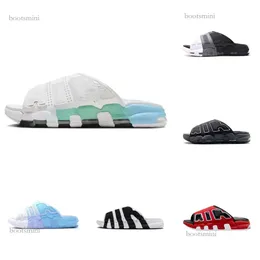 2024 New Uptempos Pippen Sandals More Slides Men Women Slippers Black White Red Sports Runners Scottie Pippens Sliper Sandle Outdoor Beach Sliders