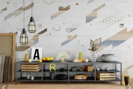 خلفيات ثلاثية الأبعاد الخشبية الجدارية الجداريات PO Paper Restaurant Papers Papel Pintado Rayas محكم