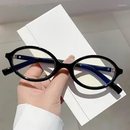 Montature per occhiali da sole KAMMPT Occhiali da vista ovali vintage da donna Montatura per occhiali alla moda in stile coreano Occhiali da vista senza prescrizione Occhiali di marca alla moda