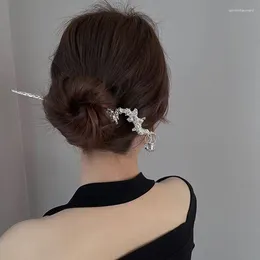 Saç klipleri Moda Düzensiz Çubuklar Kadınlar için Metal Klip Pimleri Minimalist Irrengualr Kızlar Saçkoplar BUN MAKER KAPIKLARI