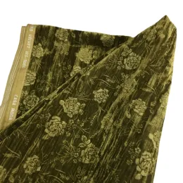 Fabryka Brocade Brocade Jacquard Velvet Fabric, afrykańska nigeryjska wytłoczona tkanina do DIY SOUTH SURES CHEONGSAM, 50 cm/100 cm x 135 cm