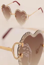 Новые солнцезащитные очки Leopard Print Sunglasses Женщины рамки аномальная тенденция Rimry Rimury Luxury Moissanite Diamond Cut Мужчины дизайн очков на открытом воздухе miR2898010