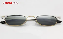 Luxus -Sonnenbrille für Männer Sport Sonnenbrille SOSCAR 3507 Aluminium Rahmen Grüne Klassiker G15 -Linsen mit originalem Leder 6749747