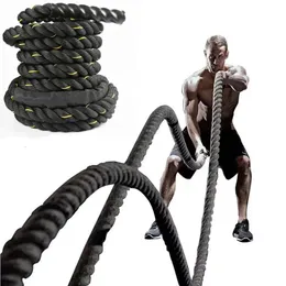 Ważony skok gym na świeżym powietrzu do domu ćwiczenie fitness trening fizyczny Battle Rope Battling Strength Training Fitness Rope 240319