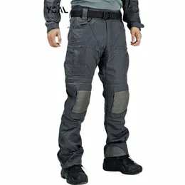 Военные тактические брюки, водонепроницаемые брюки-карго, мужские армейские тренировочные боевые брюки, износостойкие мультисумки, повседневные мужские брюки, новые I6I5 #
