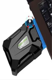 Coolcold tragbarer Laptop USB -Kühllüfterluftluftkühlergeschwindigkeit Verstellbarer Eis Troll 3 Hochleistungs -Notebook -Lüfterkühler -Controller1440286
