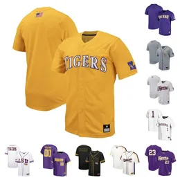 LSU 47 Tommy White 18 Tre 'Morgan 3 Dylan Crews 4 Thompson 8 Gavin Dugas Baseball Jersey 6 Brayden Jobert 24 Cade Beloso 22 Jared Jones 11 Josh Pearson Custom Stitched Stitched