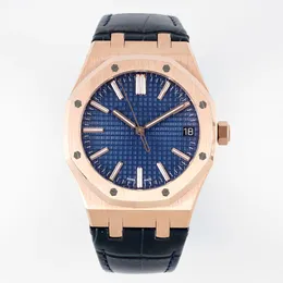 Men's Watch designer watch Watches Men automatic mechanical Cal.4302 Movement 15510 Blue Black Gold Maker 41mm Leather Wristwatches