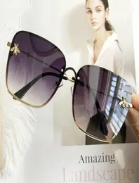 نظارة شمسية 2021 نساء Oculos Cute Bee Design Mirror Female Sun Glasses Square Feminino Zonnebril Dames Gafas Glasses16032496