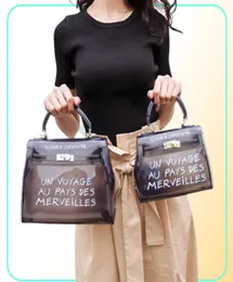 أكياس مسائية واضحة شفافة PVC الكتف النساء الحلوى لوني محفظة حقائب اليد الصلبة كيس الفم الكبرى bag7971265