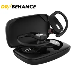 T16 T17 Wireless Bluetooth Headset Tws Sports Overear Earphone Headphone 50 Black with Charging Base8715366