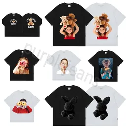 2024 ADLV Dongdamen T-Shirt Acme de la Vie Teddy Bear İlkbahar / Yaz 3 Moda Markaları Erkekler için Tişörtler 2