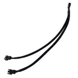 3-poliger CPU-Y-Splitter, Dual-Power-umhülltes Kabel, Computergehäuse-Lüfter-Werkzeug, Kühler, Computer, Bürobedarf