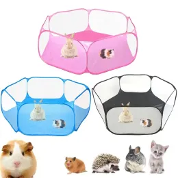 Pennor Pet Playpen Portable Fashion Open Indoor / Outdoor Small Animal Cage Game Playground Staket för Hamster Chinchillas Guinea Pigsf