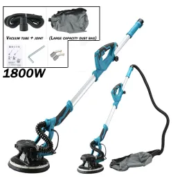 Tips Drywall Sander Electric Polisher Hine LED Väggslipning Hine Variabel Slipning Portable Wall Polering Putty Polisher Tools Tools