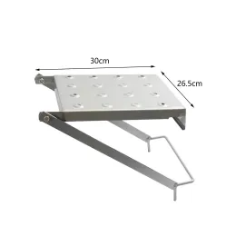 Escadas plataforma de trabalho multifuncional equipamento antiderrapante resistente bandeja de escada de trabalho estável para despensa casa trabalho ferramentas de escritório segurar