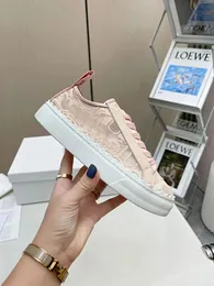 Designer Sneakers Laurens Canvas Shoes scalloping Perforated lace Women Low Top Lace Sneakers LAURENly Casual Womens Shoe Summer Breathable Trainers Platform