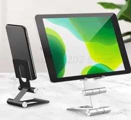 Aluminium Alloy Desktop Phone Stand Foldable Tablet Holder Multiangle Adjustable Cellphone Bracket New7730502