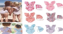 28Y Bambino Neonate Costumi da bagno intero Costume da bagno per ragazze con cappello Costumi da bagno per bambini Abbigliamento da spiaggia per bambini Costume da bagno per ragazzeSW463 21048274368